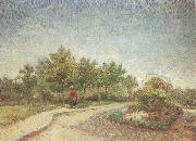 Vincent Van Gogh Lane in Voyer d'Argenson Park at Asnieres (nn04) USA oil painting reproduction
